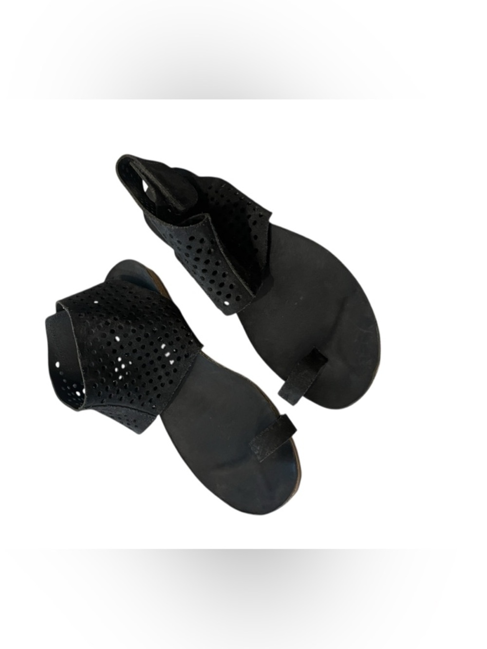 Pedro Garcia Ankle Cuff Sandals "Verena" Women’s Black Sz 9 - Picture 5 of 10